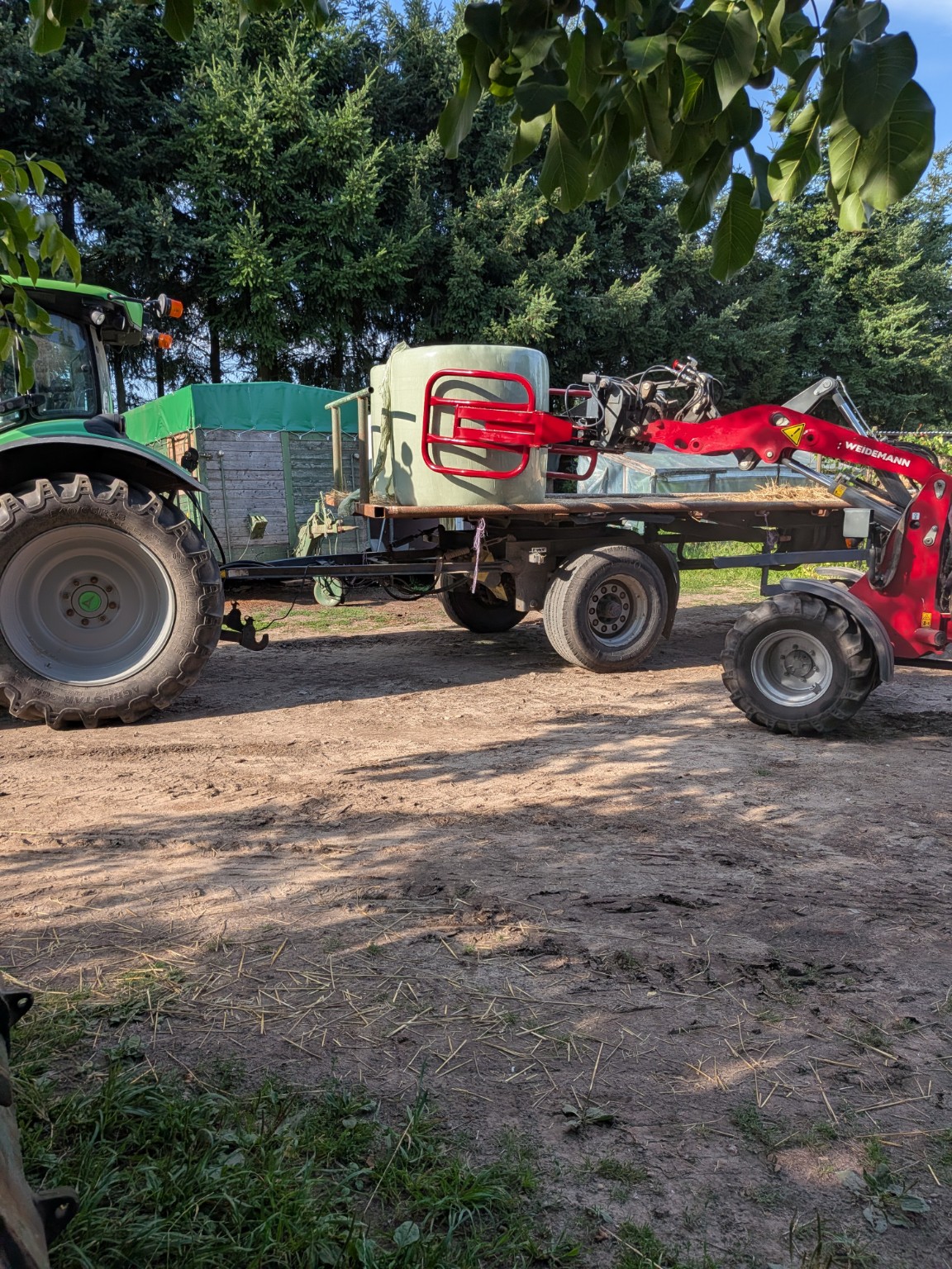 Maschine im Arbeitseinsatz